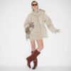 Medium By The Way Selleria Dove Gray Sheepskin