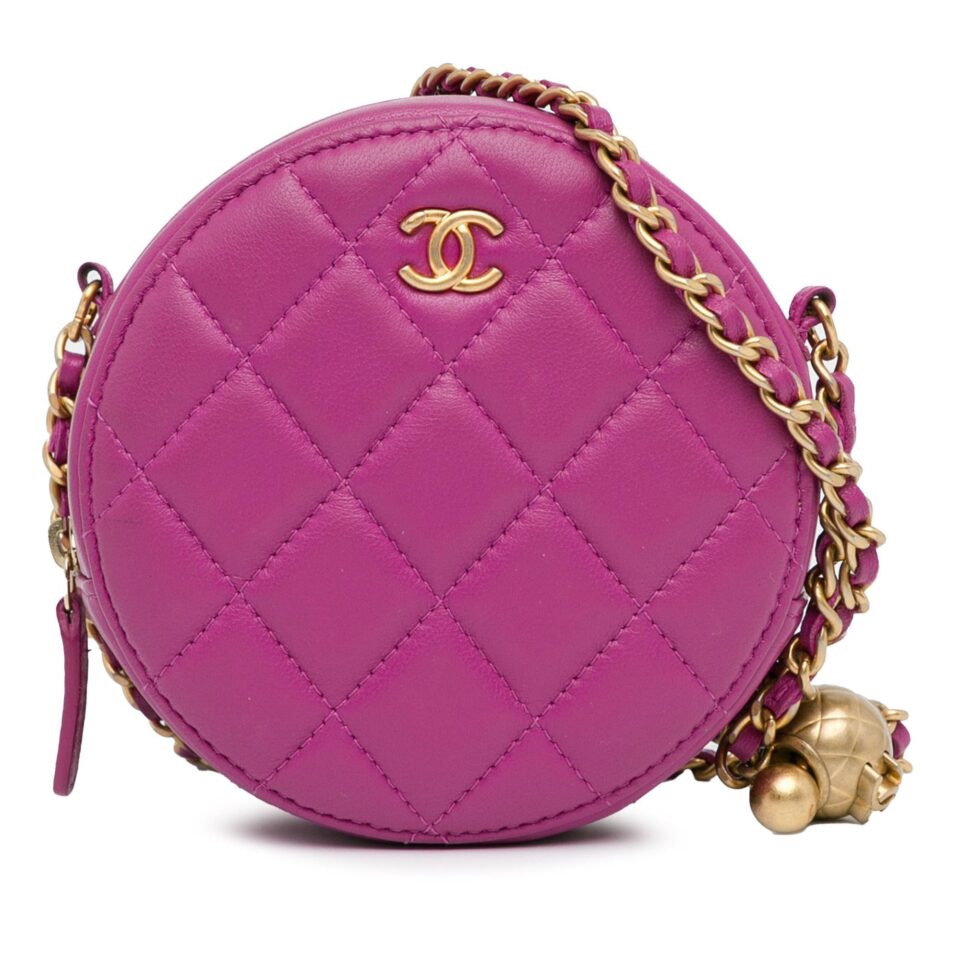 Chanel CC Quilted Lambskin