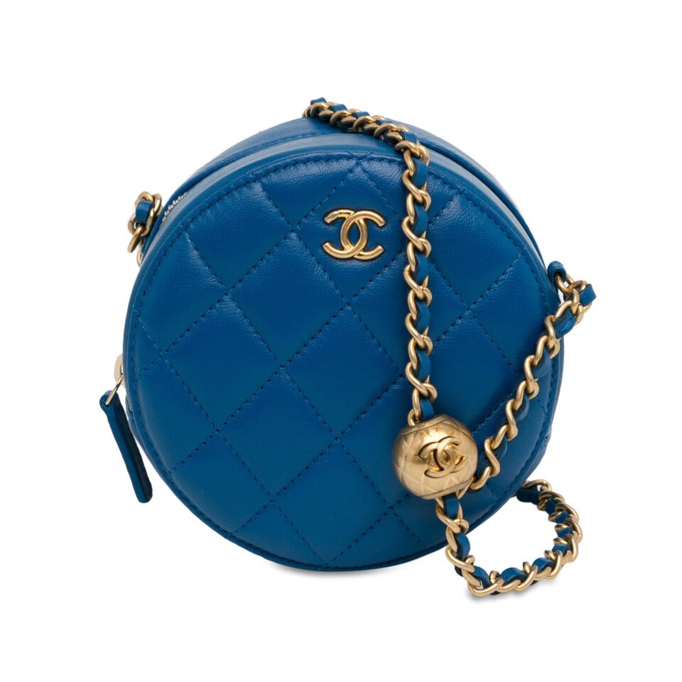 Chanel CC Quilted Lambskin