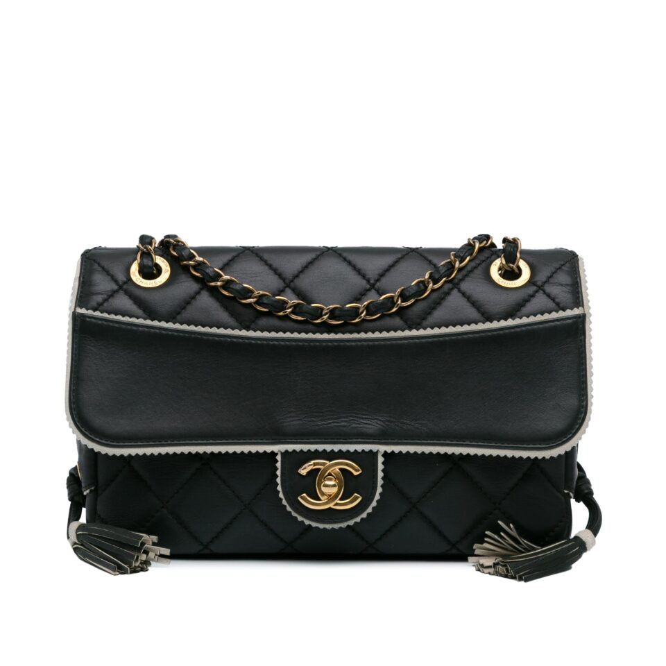 Chanel CC Quilted Lambskin