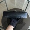 Chanel Classic Flap Caviar Double Flap Quilted Calfskin Black Medium