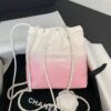 CHANEL 24S Logo drawstring closure crossbody shoulder bag