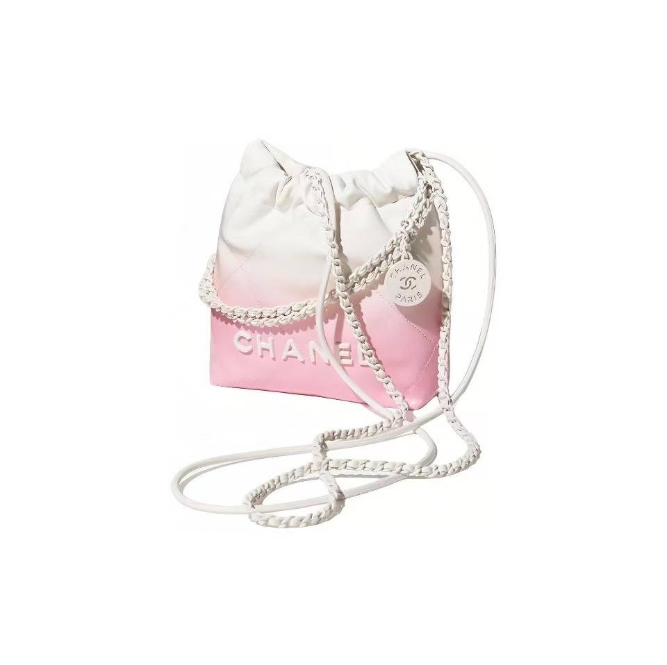 CHANEL 24S Logo drawstring closure crossbody shoulder bag