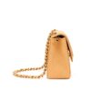 Chanel Flap Coin Purse With Chain Lambskin Beige GHW