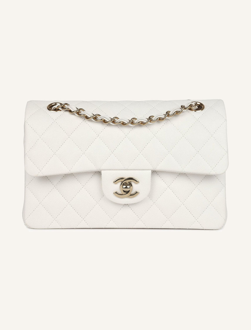 Chanel Double Flap Caviar Small Classic