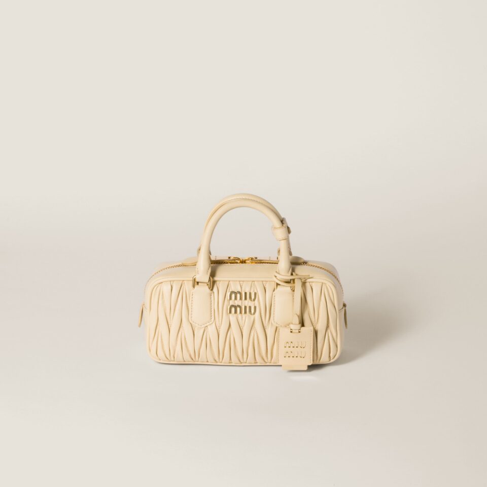 Arcadie matelassé nappa leather bag