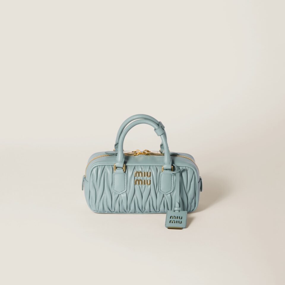 Arcadie matelassé nappa leather bag
