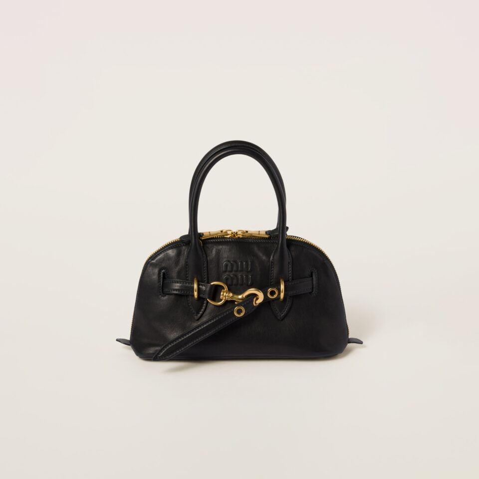 Aventure nappa leather top-handle bag small