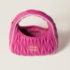 Wander matelassé nappa leather bag