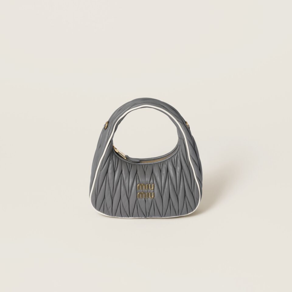 Wander matelassé nappa leather bag