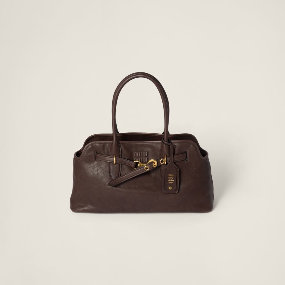 Aventure nappa leather bag  Large