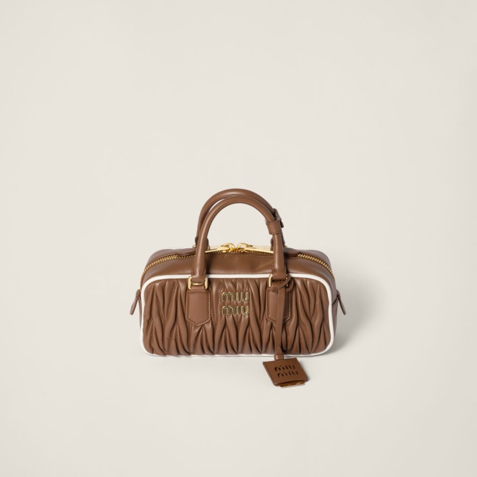 Arcadie matelassé nappa leather bag