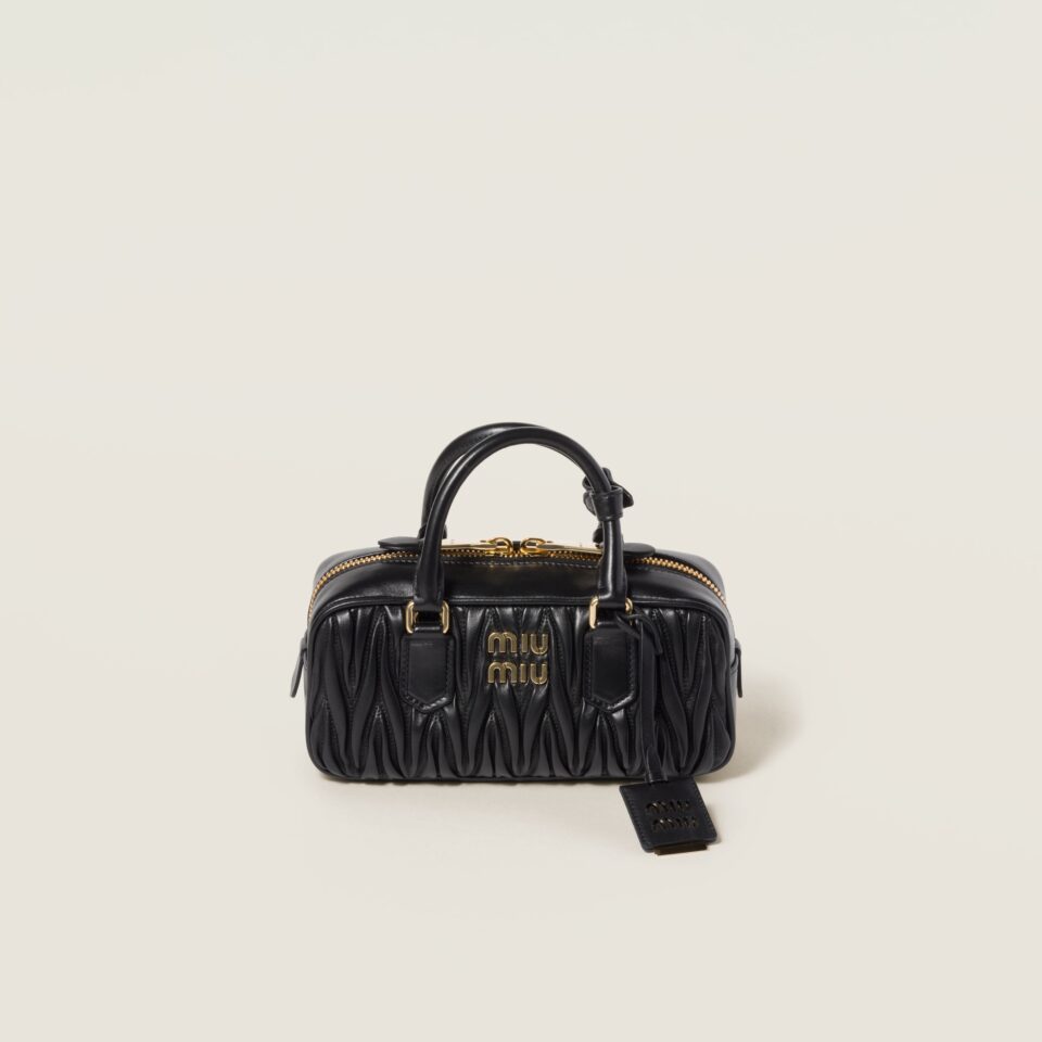 Arcadie matelassé nappa leather bag Regular