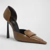 Leather D’Orsay Loafer Pumps