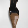 Leather D’Orsay Loafer Pumps