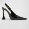 Dune Patent Slingback Pumps