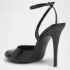 La Scandale Patent Ankle-Strap Sandals