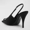 Sadie Silk Slingback Pumps