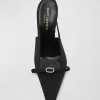Sadie Silk Slingback Pumps