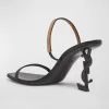 Opyum Bicolor YSL-Heel Slide Sandals
