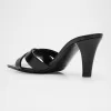 Jill Leather Crisscross Mule Sandals