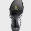 Cassandra YSL Medallion Stiletto Sandals