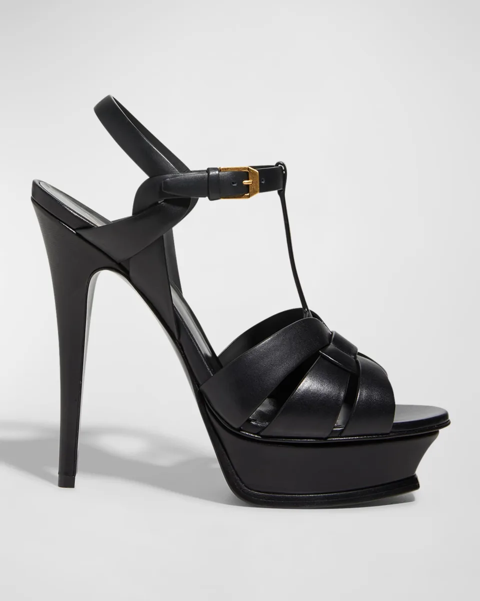 Tribute Leather 105mm Platform Sandals