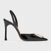 Camelia Ombre Patent Halter Pumps