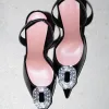 Camelia Ombre Patent Halter Pumps