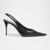 Babylone Leather YSL Slingback Pumps