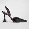 Holli Patent Slingback Pumps