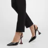 Holli Patent Slingback Pumps