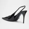 Babylone Leather YSL Slingback Pumps