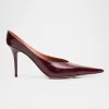 Anok Patent Leather Mule Pumps