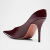 Anok Patent Leather Mule Pumps