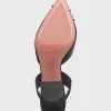 Begum Satin Crystal Slingback Pumps