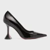 Ami Patent Leather Pedestal Pumps