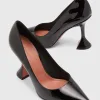 Ami Patent Leather Pedestal Pumps