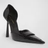 Leather D’Orsay Loafer Pumps