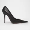 Barbara Leather Stiletto Pumps