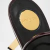 Lee Leather Ankle-Strap Sandals