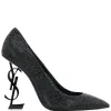 Saint Laurent Opyum Glitter Pumps