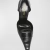 Leather D’Orsay Loafer Pumps