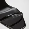 Opyum YSL Logo-Heel Sandals with Golden Hardware