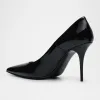 Norma Patent Peep-Toe Pumps