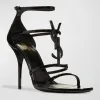 Opyum YSL Patent Ankle-Strap Sandals