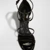 Opyum YSL Patent Ankle-Strap Sandals