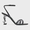 Opyum Patent YSL Ankle-Strap Sandals