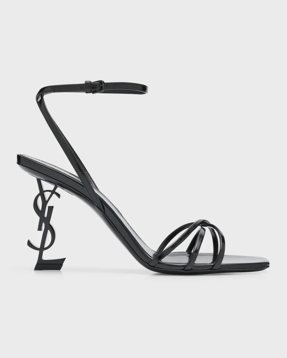 Opyum Patent YSL Ankle-Strap Sandals