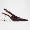 Lee Glossy Slingback Pumps